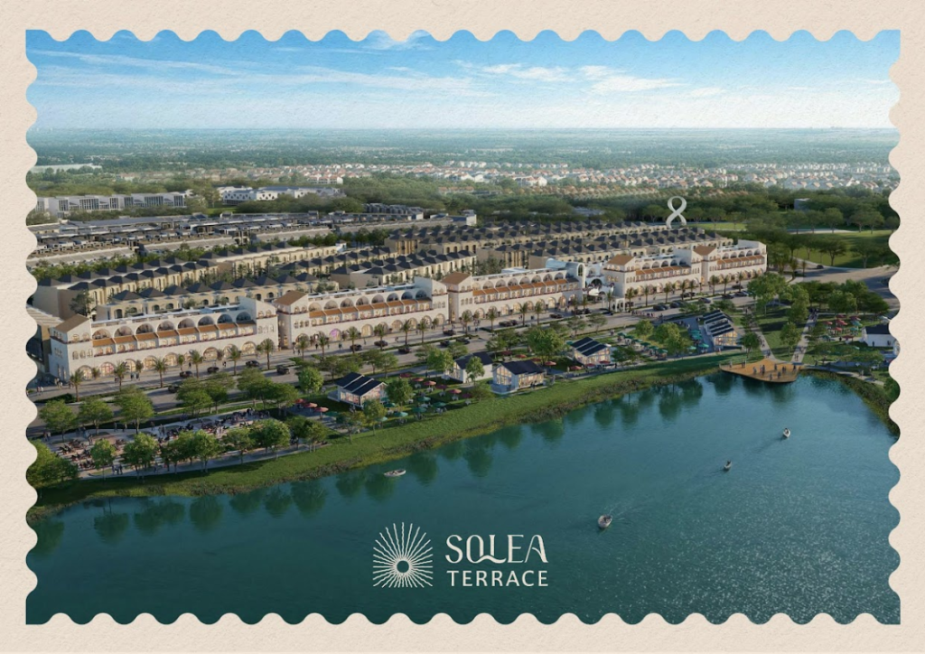 ruko sorea terrace birds eye view